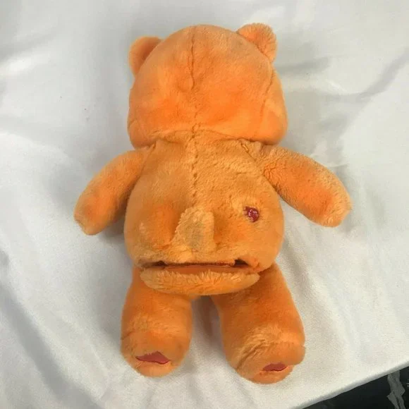 Care Bears Laugh a Lot Bear 2003 13" Star Orange Plush - Picture 3 of 4